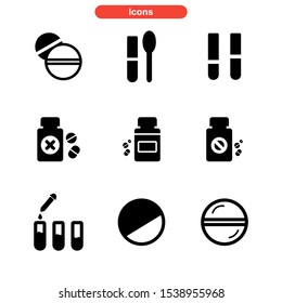 dose icon isolated sign symbol vector illustration - Collection of high quality black style vector icons
