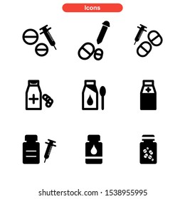 dose icon isolated sign symbol vector illustration - Collection of high quality black style vector icons
