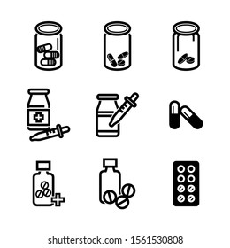 dose icon isolated sign symbol vector illustration - Collection of high quality black style vector icons
