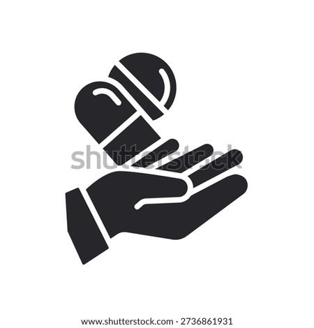 dose icons outline and Flat Style,transparent background