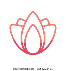 dosha pitta ayurvedic isolated icon