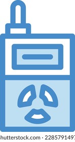 Dosimeter vector icon for 
download