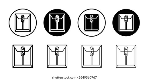 Ícone fino simples símbolo de ilustração