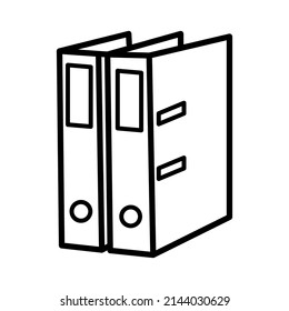 Dossier icon in trendy vector design illustration