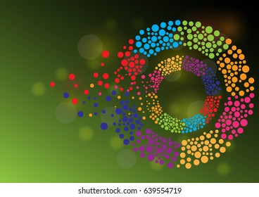 Dot abstract background.