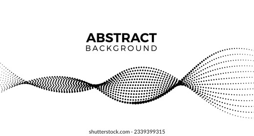 Dot abstract background,  Abstract black and white BG.