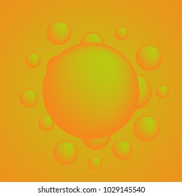 Dot abstract background with blue color. Usable for poster, wallpaper, cover and flyer. 