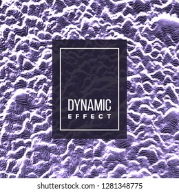 Dot Abstract Background Vector. Nano Relief. Futuristic Flux. Liquid Wallpaper. Banner, Flyer. Illustration