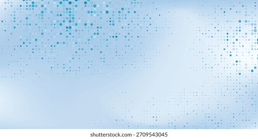 Dot abstract blue studio room. Limbo light background. Abstract 3d backdrop for product presentation modern abstract