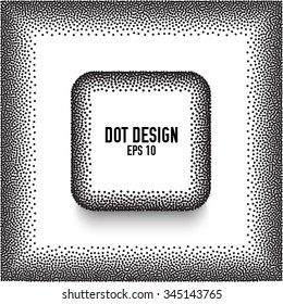 Dot abstract design. Vector illustration