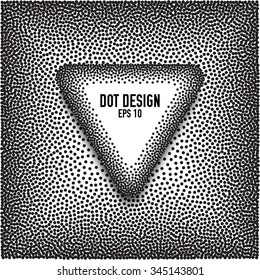 Dot abstract design. Vector illustration
