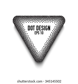 Dot abstract design. Vector illustration