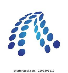 A dot abstract logo 1