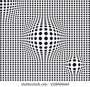 Dot abstract pattern. Halftone. Vector