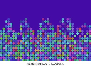 Dot Abstract Pixel Modern Edge Background