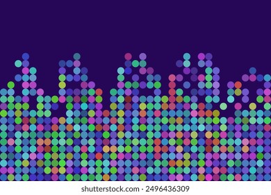 Dot Abstract Pixel Modern Edge Background
