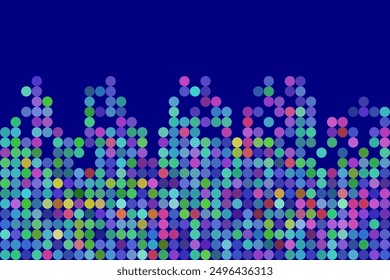 Dot Abstract Pixel Modern Edge Background