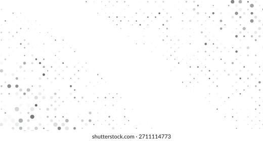 Fondo abstracto de la hoja de plata del punto con la textura del espejo del metal. Diseño de superficie de gradiente de cromo abstracto moderno