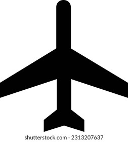 DOT Airplane icon vector. Flight transport symbol. Travel illustration. Holiday symbol