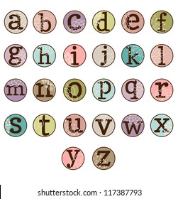 Dot Alphabet Set - More Letters and Numbers in Portfolio