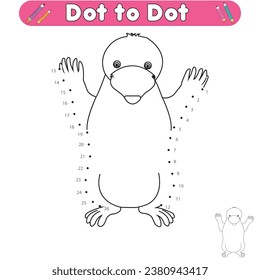 página de coloreado de animales punto a punto 