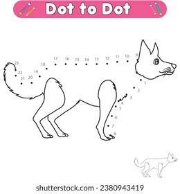 dot to dot animals coloring page 