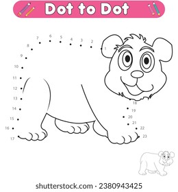 dot to dot animals coloring page 
