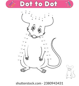 dot to dot animals coloring page 