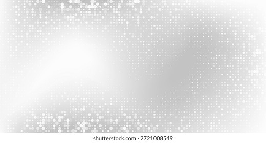 Fondo de papel de plata de arte de puntos con textura de espejo de metal. Superficie de gradiente cromado moderna