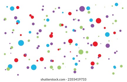 fondo de punto, fondo polka colorido punto de fondo arte vectorial, vector punto