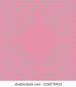 Dot background. Dotted halftone curve pattern