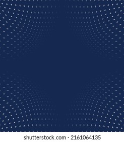 Dot background. Dotted halftone curve pattern