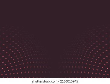 Dot background. Dotted halftone curve pattern