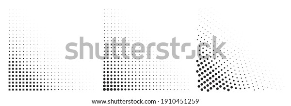 Dot background. Halftone texture, gradient\
dots pattern, half tone wallpaper with copyspace, spot fade vector\
illustration