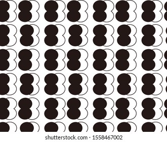 Dot background pattern illustration .