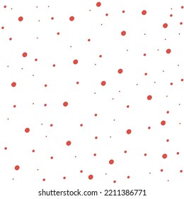 Punkthintergrund mit roter Farbe