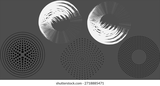 fondo de punto sin fisuras modernoGradiente de semitonos. Gradiente punteado, puntos lisos y semitonos 
