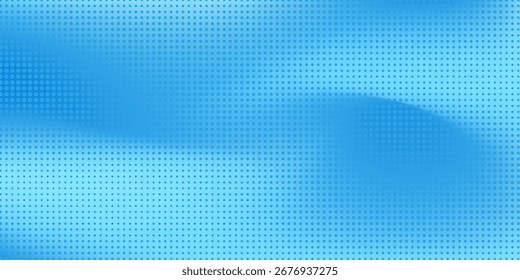 Punkt blauer Farbverlauf Hintergrund mit leuchtenden Linien Wellen. Minimalistisches Hintergrunddesign