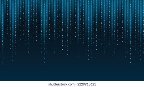 Dot blue pattern screen led light gradient texture background. Abstract technology big data digital background.