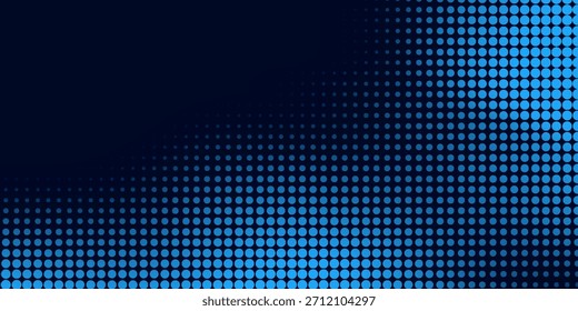 Fondo de textura de gradiente de luz led de pantalla de patrón azul. Fondo digital de big data de tecnología Abstractas. Representación 3D