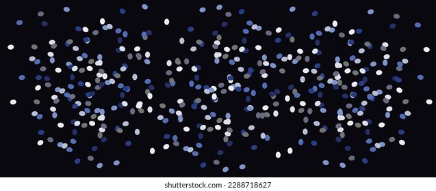 Dot blue, silver and gray circle theme with black background for your template background