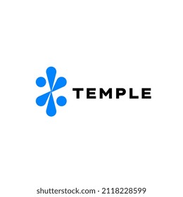 Dot Blue Tech  simple logo design