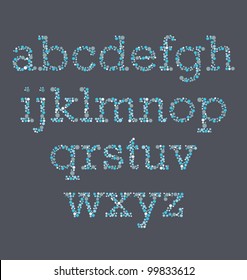 Dot Characters Colorblind Font