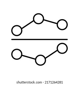 dot chart editable stroke icon, pixel perfect icon