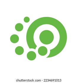 dot circle logo icon template