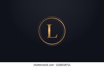 Logo del círculo de puntos y símbolo de tecnología del círculo de puntos con letras y letra de icono del círculo de puntos de la tecnología
