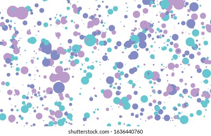 Dot color background. Vector illustration. Abstract bright colored dotted circles. Falling color dots. Eps10.