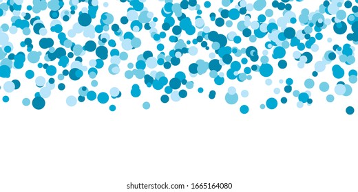 Dot color background. Vector illustration. Abstract bright colored dotted circles. Falling color dots. Eps10.