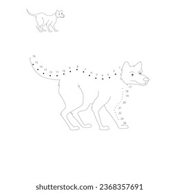 dot to dot coloring page