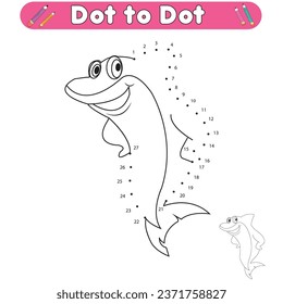 Dot to dot coloring page 